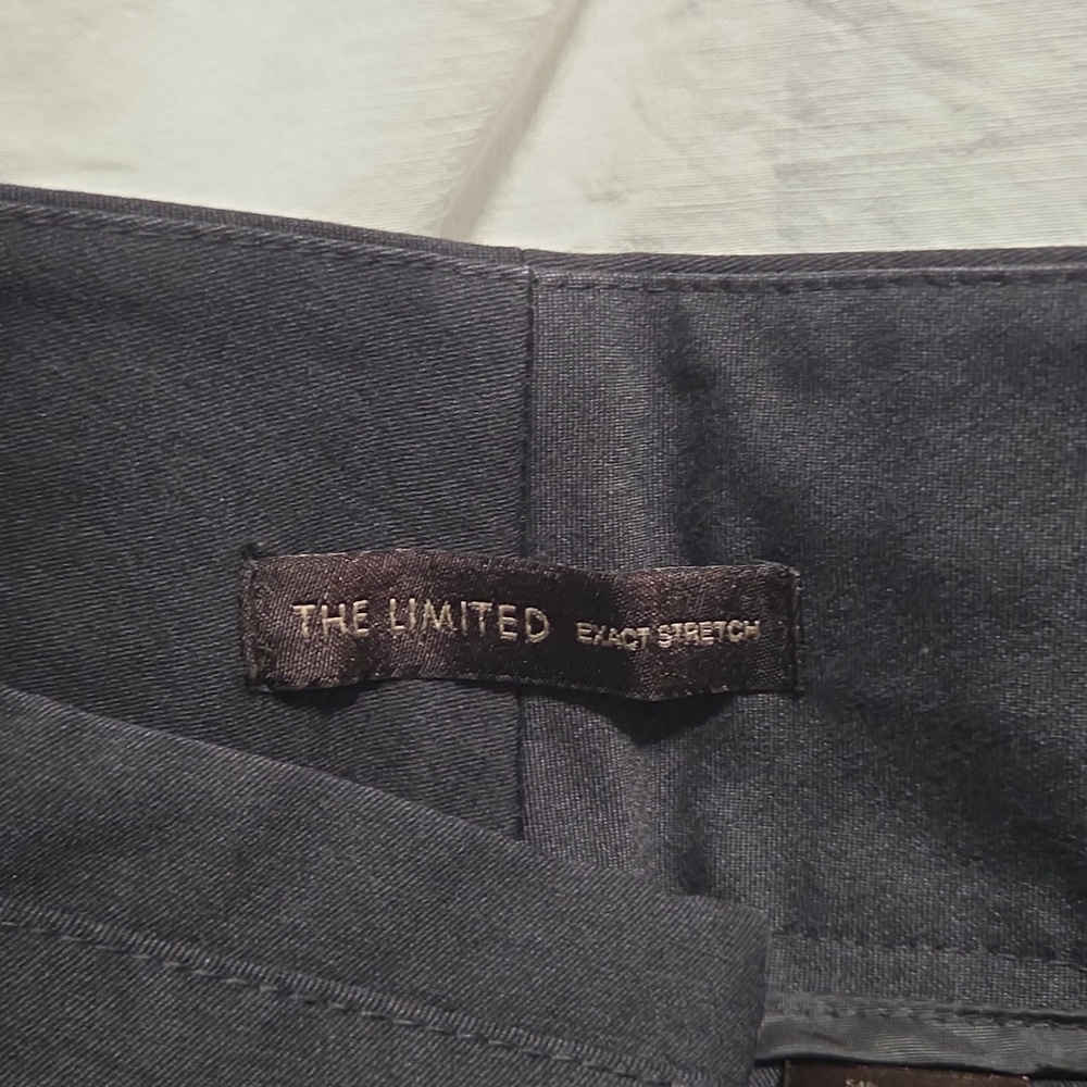 The Limited Charcoal Skinny Exact Stretch Pants, Sz 2 - Picture 4 of 8